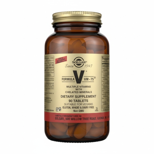 Solgar, V™, Formula VM-75®, Multiple Vitamins with Chelated Minerals, 90 Tablets