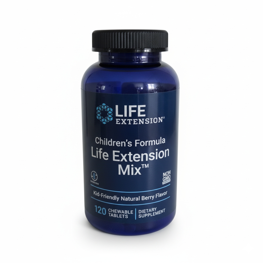 Life Extension, Children's Formula, Life Extension Mix, Natural Berry, 120 Chewable Tablets